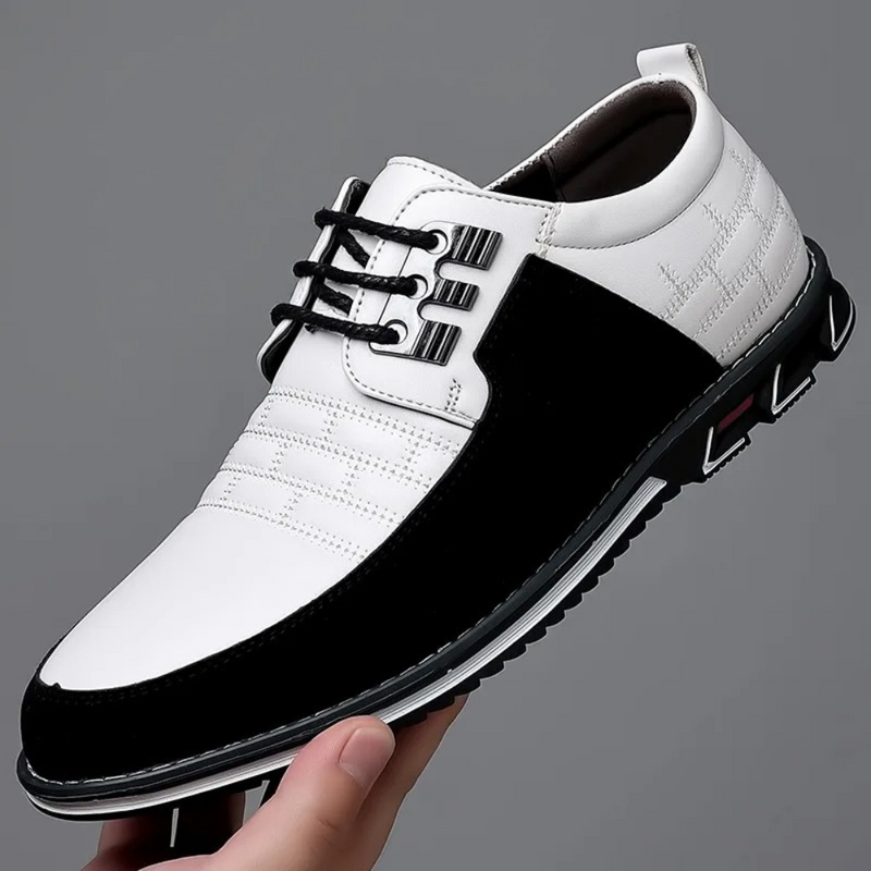 Orthopedic Leather Men’s Shoes – GentleStep-White-6-State of Style