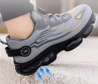 Orthopedic Men's Safety Shoes - Orion-Black-3.5-State of Style