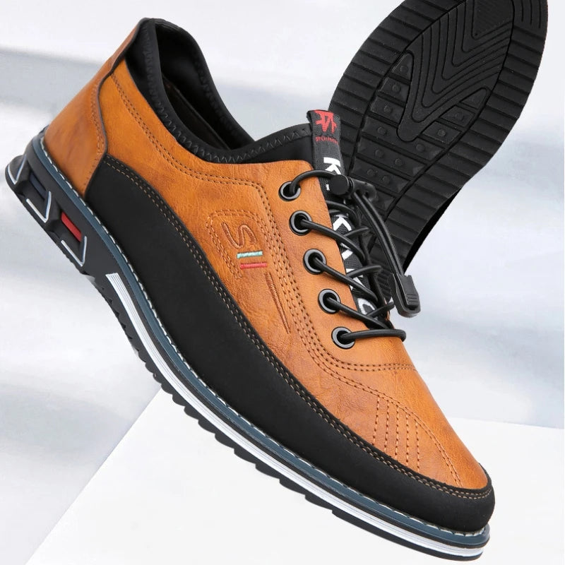 Orthopedic Oxford Men's Shoes - Elias-Brown-38-State of Style