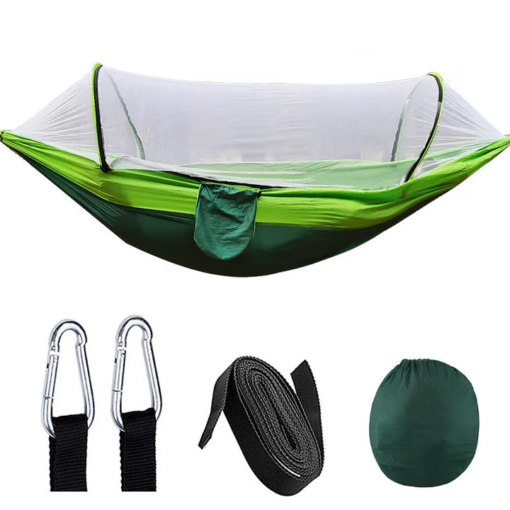 Outdoor Hangmat met Klamboe - SkyNest-Green-State of Style