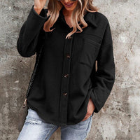 Oversized Denim Jacket for Women | Casual and Stylish-Black-S-State of Style