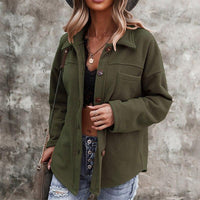 Oversized Denim Jacket for Women | Casual and Stylish-Green-S-State of Style
