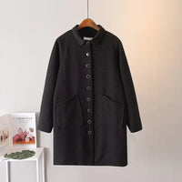 Oversized Embossed Thick Jacket | Stylish & Warm-Black-XL-State of Style
