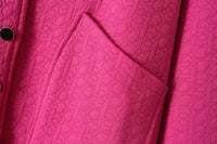 Oversized Embossed Thick Jacket | Stylish & Warm-Pink-XL-State of Style