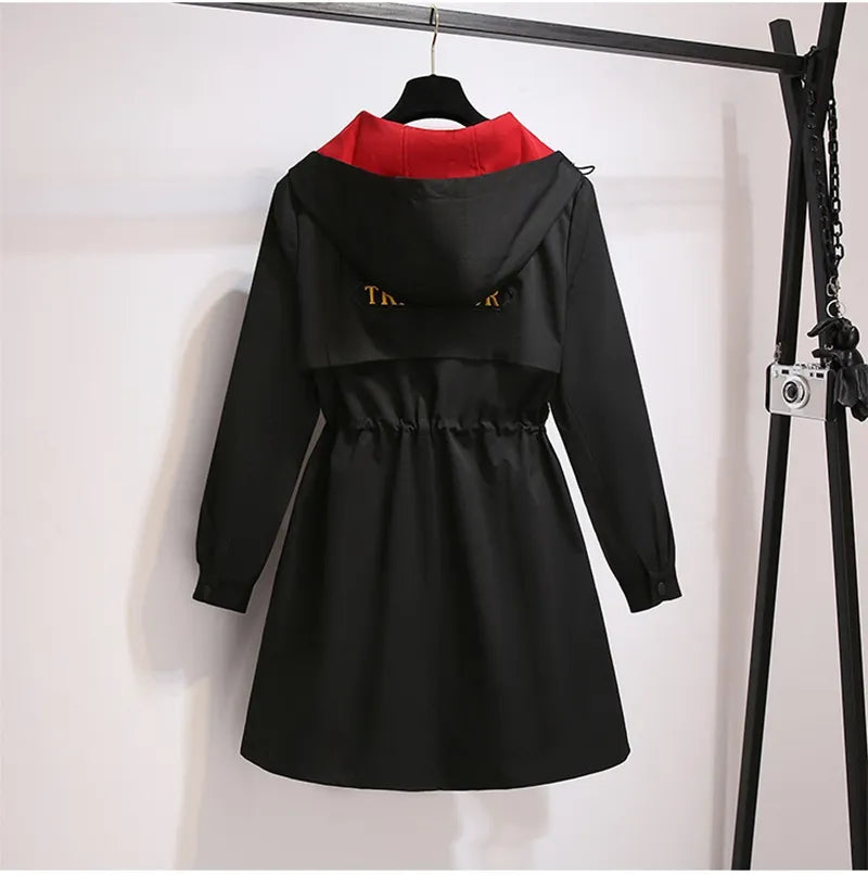 Oversized Hooded Windbreaker | Lightweight & Waterproof-BLACK-2XL-State of Style