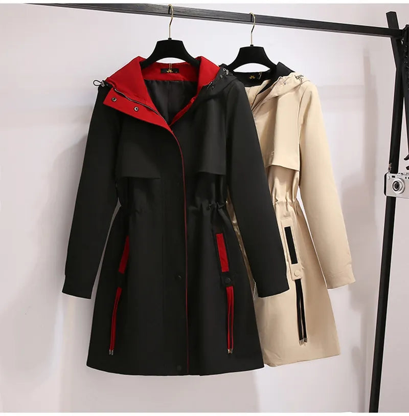 Oversized Hooded Windbreaker | Lightweight & Waterproof-BLACK-2XL-State of Style