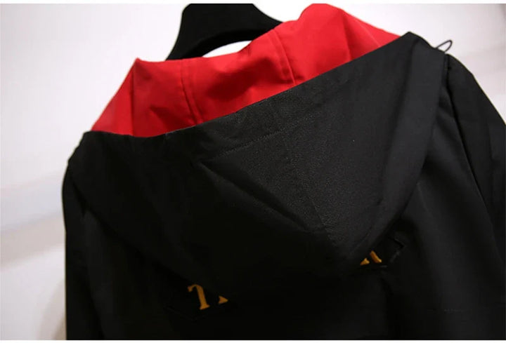 Oversized Hooded Windbreaker | Lightweight & Waterproof-BLACK-2XL-State of Style