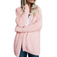 Oversized Jacket | Comfortable Loose Fit for Women-Pink-S-State of Style