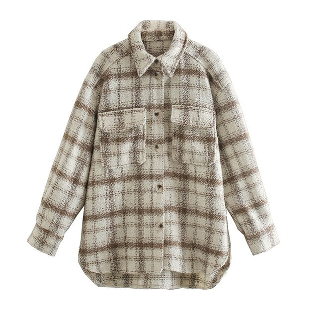 OVERSIZED JACKET FOR WOMEN | Stylish & Comfortable-Apricot-S-State of Style