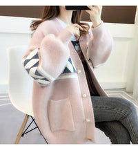 Oversized Knitted Cosy Sweater-White-XL-State of Style