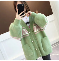 Oversized Knitted Cosy Sweater-White-XL-State of Style