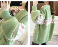 Oversized Knitted Cosy Sweater-White-XL-State of Style