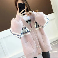 Oversized Knitted Cosy Sweater-White-XL-State of Style