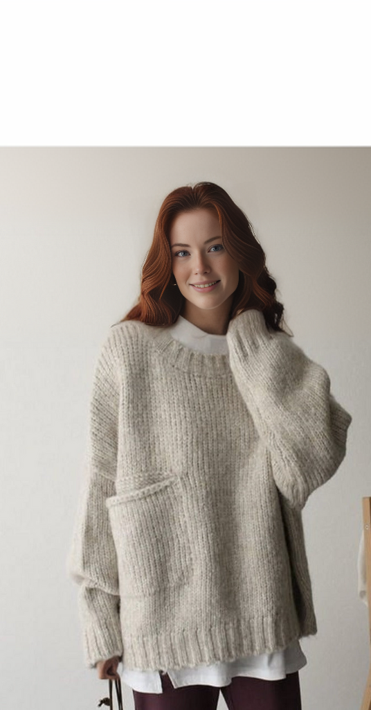 Oversized Knitted Jumper - AutumnComfort-S-State of Style