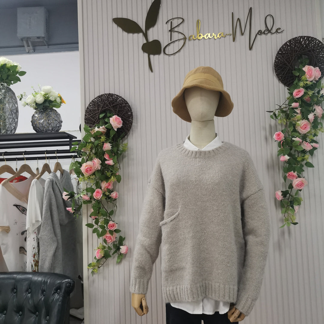 Oversized Knitted Jumper - AutumnComfort-S-State of Style