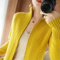 Oversized Knitted Pullover Pleasure Lounge Bliss-Yellow-2XL-State of Style