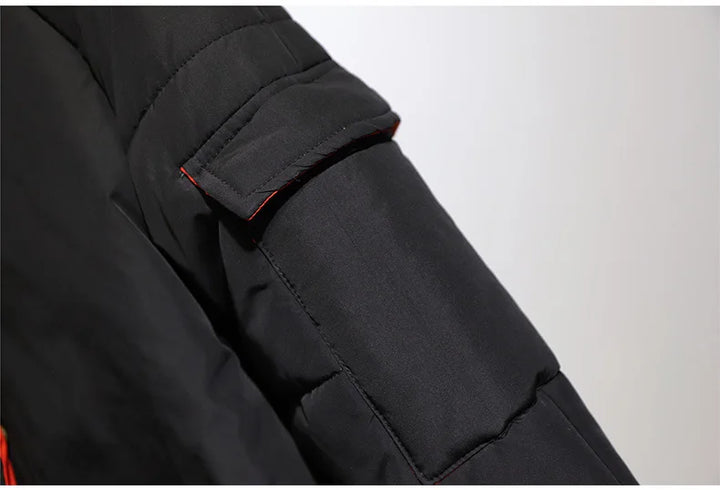 Oversized Long Padded Jacket | Comfortable & Stylish Outerwear-BLACK-3XL-State of Style
