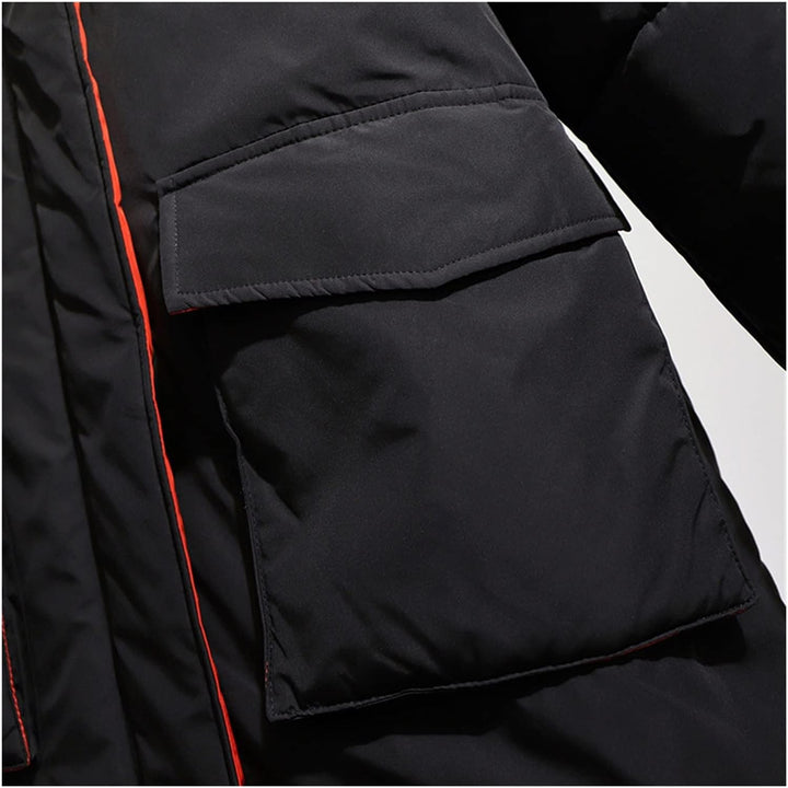 Oversized Long Padded Jacket | Comfortable & Stylish Outerwear-BLACK-3XL-State of Style