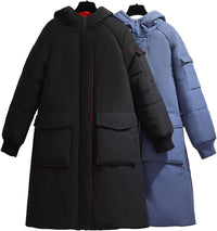 Oversized Long Padded Jacket | Comfortable & Stylish Outerwear-BLACK-3XL-State of Style