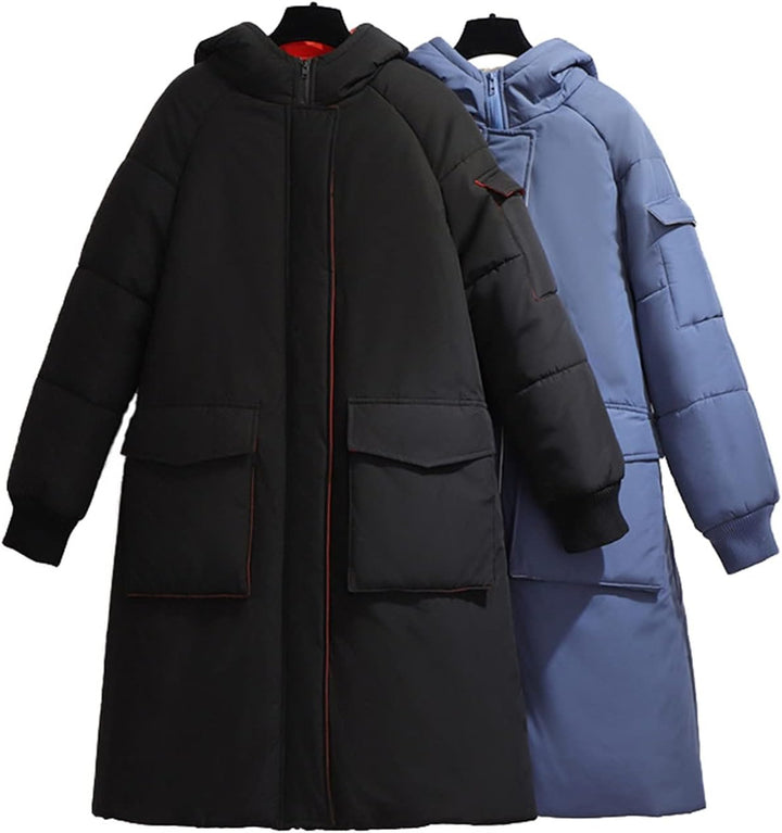 Oversized Long Padded Jacket | Comfortable & Stylish Outerwear-BLACK-3XL-State of Style