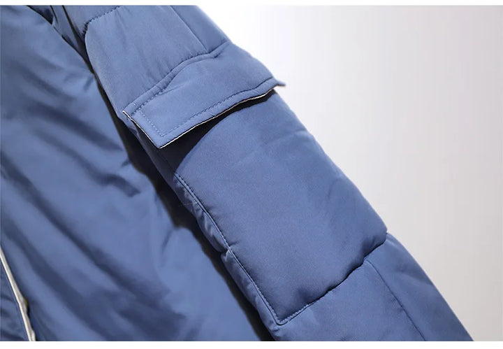 Oversized Long Padded Jacket | Comfortable & Stylish Outerwear-BLACK-3XL-State of Style