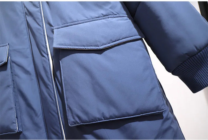 Oversized Long Padded Jacket | Comfortable & Stylish Outerwear-BLACK-3XL-State of Style