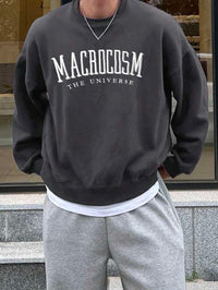 Oversized Sweatshirt for Men - Norveric-Dark Grey-S-State of Style