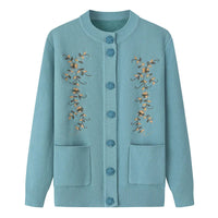 Oversized Velvet Knit Sweater "Delight" – Soft & Stylish-Bean Green-XL-State of Style