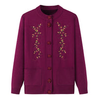 Oversized Velvet Knit Sweater "Delight" – Soft & Stylish-Purple-Red Velvet-XL-State of Style