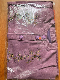 Oversized Velvet Knit Sweater "Delight" – Soft & Stylish-Purple Velvet-XL-State of Style