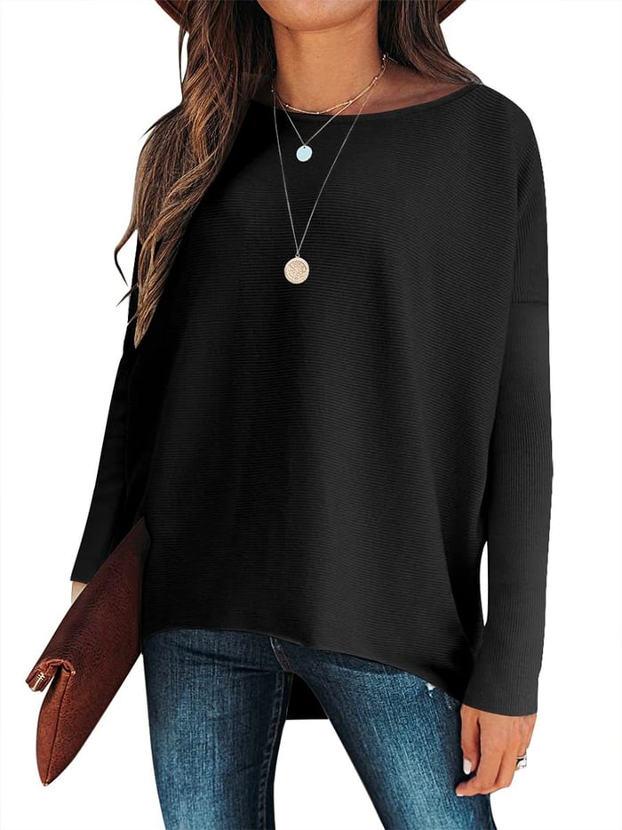 Oversized Women's Sweater - Sophie-Black-S-State of Style