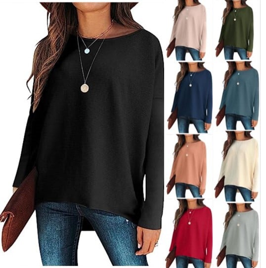 Oversized Women's Sweater - Sophie-Black-S-State of Style