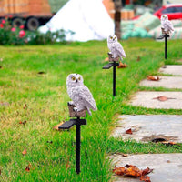 OwlGlow Solar-Powered Garden Lamp-White-45CM-State of Style