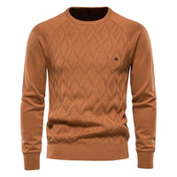 Oxford Men's Jumper - Sterling-Khaki-S-State of Style