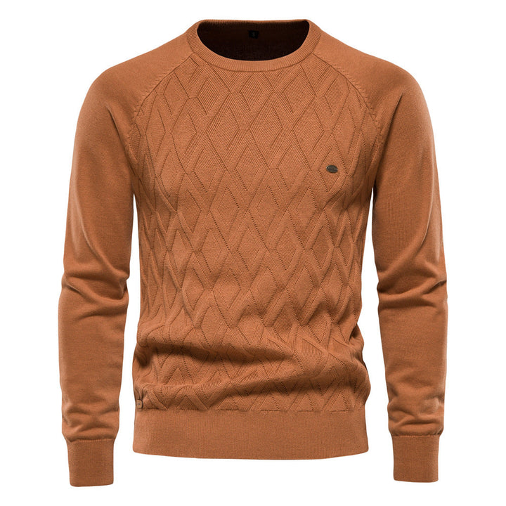 Oxford Men's Jumper - Sterling-Khaki-S-State of Style