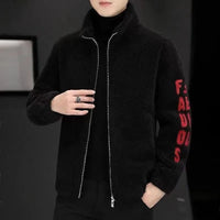 Padded Fleece Vest with Stand-Up Collar - Arden-Black (no pockets)-M-State of Style