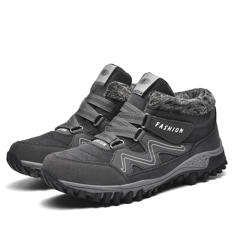 Padded Thermal Unisex Hiking Boots – AlpineWarm-Grey-5-State of Style