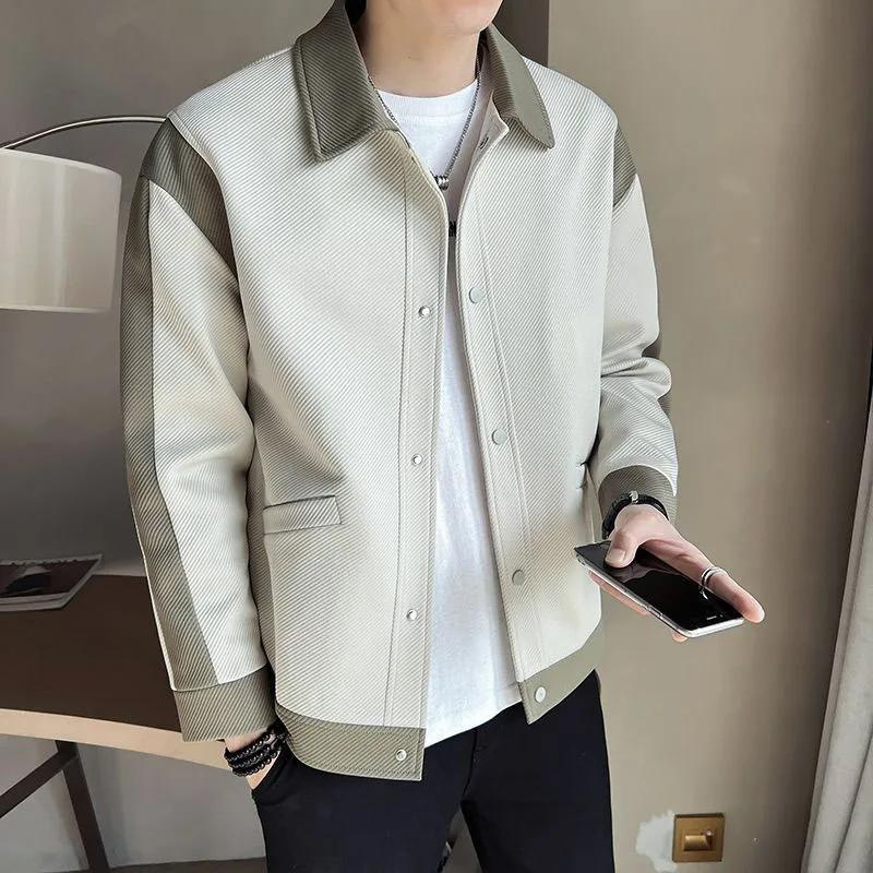 Patchwork Jacket for Men - Alessandro-Black-S-State of Style