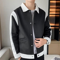 Patchwork Jacket for Men - Alessandro-Black-S-State of Style