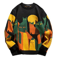 Patterned Jumper for a Cosy and Stylish Look - Amara-Black-XS-State of Style