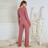 Perfect Comfortable Outfit | Linda Homesuit | Relaxed Loungewear Set-Blue-S-State of Style