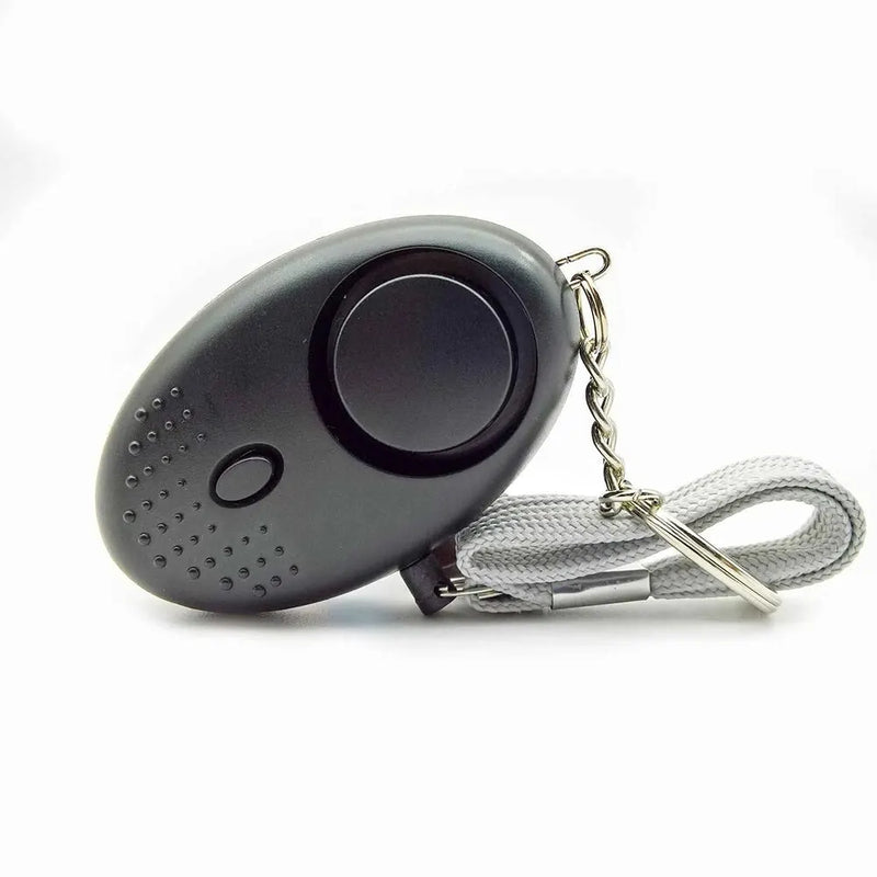 Personal Safety Alarm with LED Light (130 dB) - SafeSound-Black-State of Style