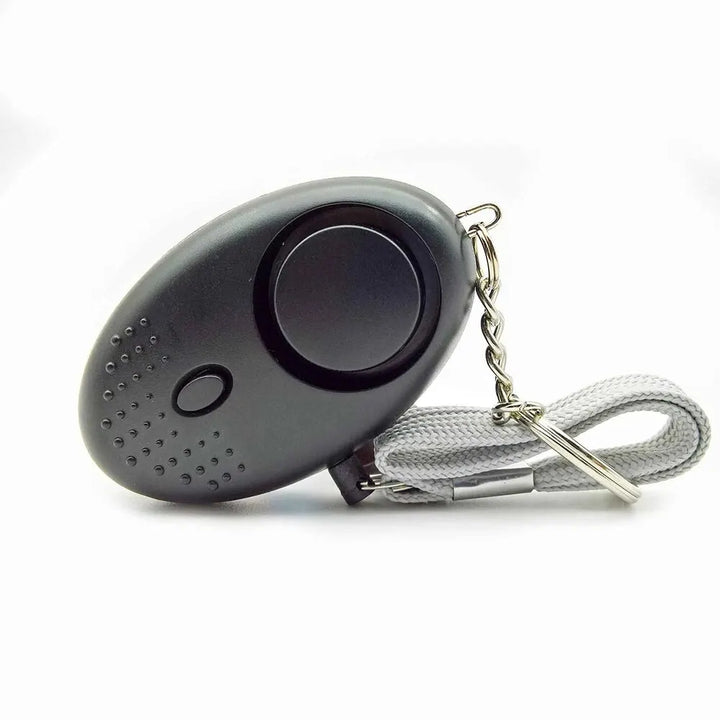 Personal Safety Alarm with LED Light (130 dB) - SafeSound-Black-State of Style
