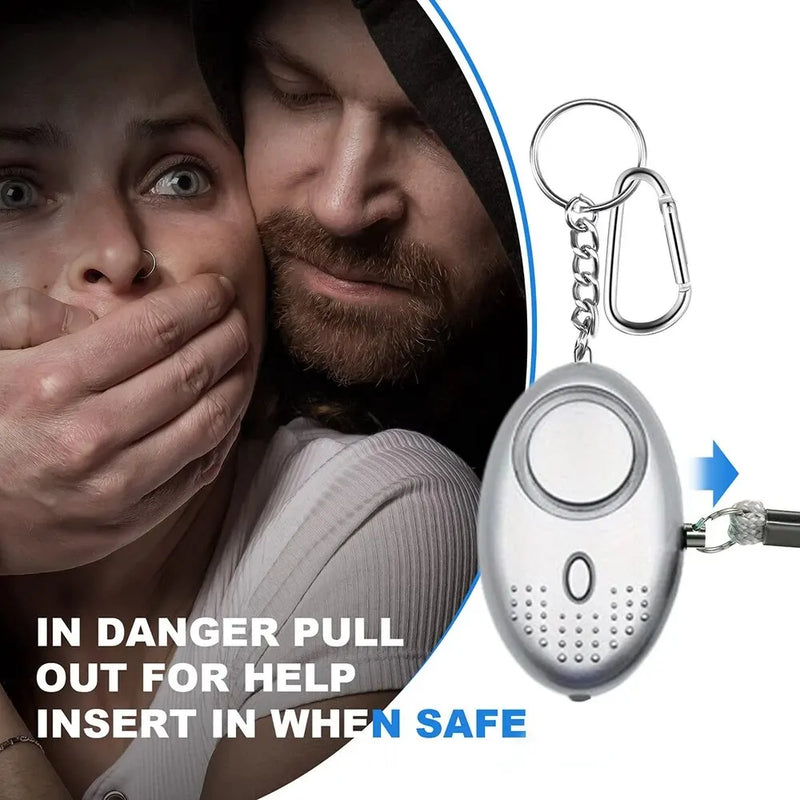 Personal Safety Alarm with LED Light (130 dB) - SafeSound-Purple-State of Style