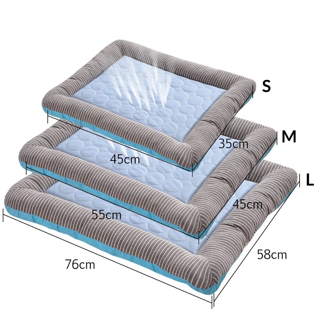 Pet Cooling Mat for Summer - ChillPaws-Blue-S (45x35cm)-State of Style