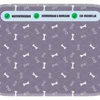 PetPaws Comfort Mat – Leak-Free Pet Mat-Grey-State of Style