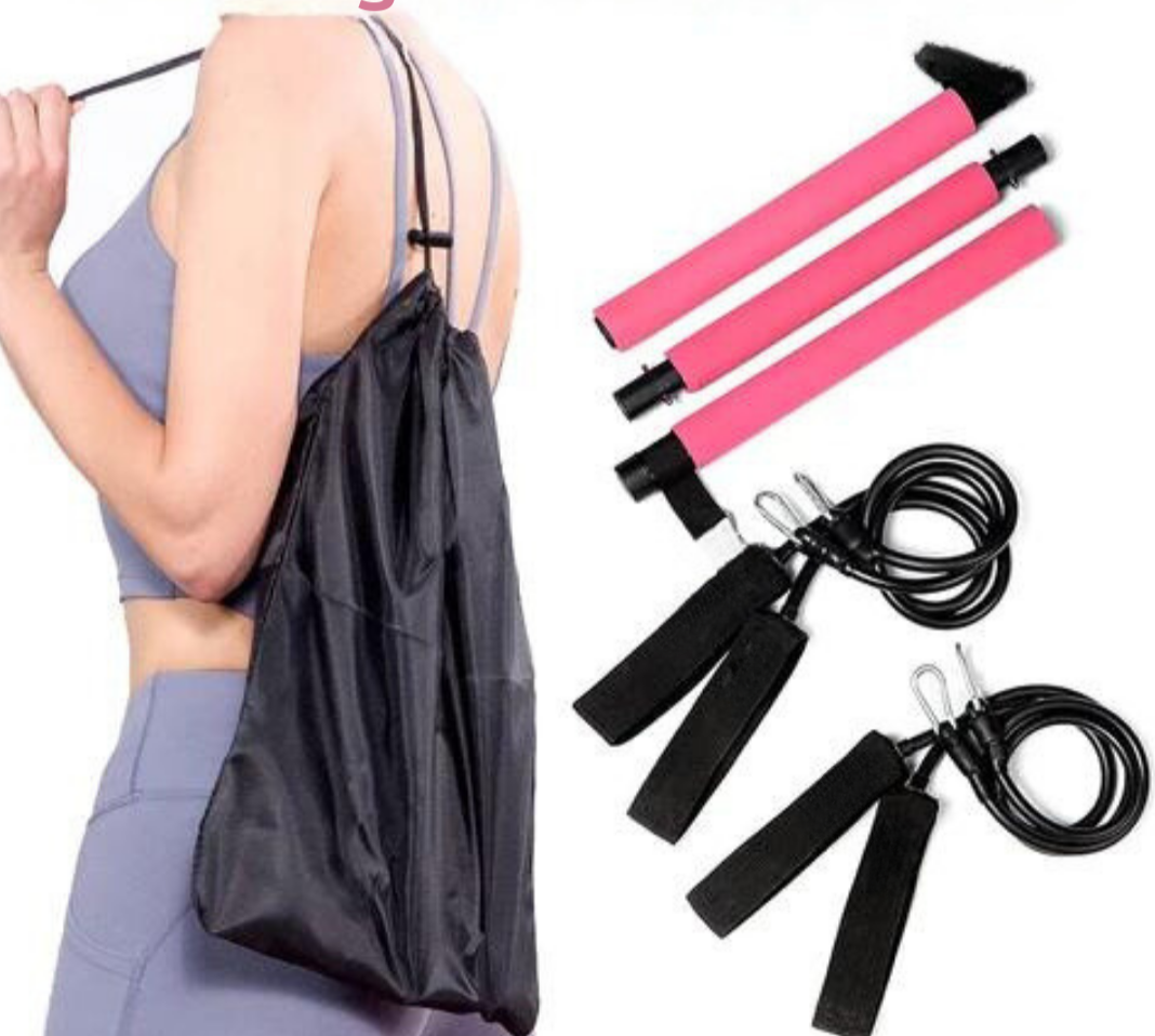 Pilates Bar Set - PilatesCore-Pink-State of Style