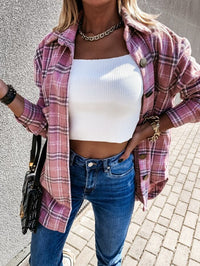 Plaid Jacket for Women | Stylish & Comfortable-Pink-S-State of Style