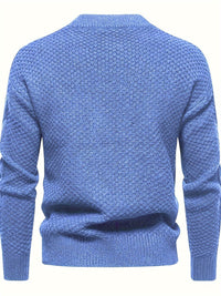 Plain Knitted Sweater for Men - Theo-Black-XS-State of Style