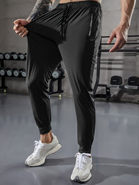 Plain Men’s Sports Pants with Pockets - Niels-Black Style 1-2XS-State of Style